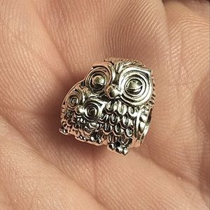 Pandora mother and baby owl  charm